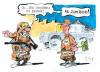 Cartoon: Ab zum Bund! (small) by Kostas Koufogiorgos tagged bundeswehr,afghanistan,nato,usa,