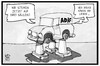 Cartoon: ADAC (small) by Kostas Koufogiorgos tagged karikatur,koufogiorgos,illustration,cartoon,adac,säulen,räder,auto,verein,automobilclub,reform
