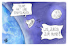 Cartoon: Artemis II (small) by Kostas Koufogiorgos tagged karikatur,koufogiorgos,mond,trump,artemis,nasa,orion,einladung,raumfahrt