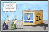 Cartoon: Asylpaket II (small) by Kostas Koufogiorgos tagged karikatur,koufogiorgos,illustration,cartoon,asylpaket,paket,schachtel,schockbild,fluechtlingspolitik,michel,schock,schreck,ertrinken