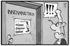 Cartoon: Asylpolitik (small) by Kostas Koufogiorgos tagged karikatur,koufogiorgos,illustration,cartoon,abschiebung,asylbewerber,afghanen,innenministerium,asylrecht,volksverhetzung,deutschland
