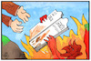 Cartoon: Asylpolitik Österreich (small) by Kostas Koufogiorgos tagged karikatur,koufogiorgos,illustration,cartoon,gebote,hölle,teufel,rechtspopulismus,övp,fpö,oesterreich,oevp,fpoe,zuwanderung,asylpolitik
