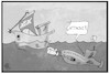Cartoon: Attacke auf Attac (small) by Kostas Koufogiorgos tagged karikatur,koufogiorgos,illustration,cartoon,attac,gemeinnützigkeit,urteil,bundesfinanzhof,ngo,attacke,angriff,steuern,finanzen