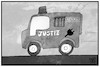 Cartoon: Audi-Chef Stadler (small) by Kostas Koufogiorgos tagged karikatur,koufogiorgos,illustration,cartoon,stadler,dieselgate,elektro,justiz,verhaftung,anklage,betrug,automobil,audi