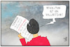 Cartoon: Aufstehen (small) by Kostas Koufogiorgos tagged karikatur,koufogiorgos,illustration,cartoon,aufstehen,wagenknecht,revolution,termine,to,do,liste,talkshow,zeitplanung,politik,linke,bewegung