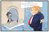 Cartoon: Aus Trump wird Biden (small) by Kostas Koufogiorgos tagged karikatur,koufogiorgos,illustration,cartoon,trump,biden,standesamt,namensänderung,usa