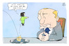 Cartoon: Baerbock und Putin (small) by Kostas Koufogiorgos tagged karikatur,koufogiorgos,illustration,cartoon,baerbock,putin,trampolin,aussenministerin,aussenpolitik