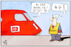 Cartoon: Bahn mit 4G (small) by Kostas Koufogiorgos tagged karikatur,koufogiorgos,illustration,cartoon,3g,gdl,weselsky,streik,bahn,regel