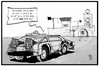 Cartoon: BER und S21 (small) by Kostas Koufogiorgos tagged karikatur,koufogiorgos,illustration,cartoon,ber,s21,stuttgart,bahnhof,flughafen,grossprojekt,delorean,mcfly,zukunft,zeitmaschine,vision,berlin,baustelle,infrastruktur,bahn