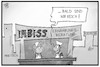 Cartoon: Berater-Affäre (small) by Kostas Koufogiorgos tagged karikatur,koufogiorgos,illustration,cartoon,berater,ernährung,imbiss,essen,ministerium,politik,reich,geld,affäre