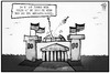 Cartoon: Biermann und die Linke (small) by Kostas Koufogiorgos tagged karikatur,koufogiorgos,illustration,cartoon,linke,bier,biermann,kritik,reichstag,parlament,angriff,gitarre,musik,politik