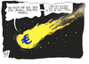 Cartoon: Big Bang (small) by Kostas Koufogiorgos tagged big,bang,bank,euro,schulden,krise,wirtschaft,absturz,einschlag,karikatur,kostas,koufogiorgos