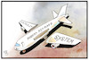 Cartoon: Boeing 737 Max 8 (small) by Kostas Koufogiorgos tagged karikatur,koufogiorgos,illustration,cartoon,boeing,flugzeug,kontrollsystem,absturz,wirtschaft,flugzteugbauer
