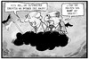 Cartoon: Brenner-Schließung (small) by Kostas Koufogiorgos tagged karikatur,koufogiorgos,illustration,cartoon,brenner,österreich,grenze,honecker,ulbricht,ddr,mauer,absicht,wolke,sed,flüchtlingspolitik,himmel