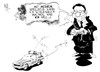 Cartoon: Bundespolizei (small) by Kostas Koufogiorgos tagged bundespolizei,friedrich,innenminister,auto,spielzeug,führung,entlassung,arbeit,karikatur,kostas,koufogiorgos