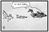 Cartoon: Bundeswehr nach Syrien (small) by Kostas Koufogiorgos tagged karikatur,koufogiorgos,illustration,cartoon,syrien,a400m,airbus,tornado,pannenservice,pannendienst,bundeswehr,ausrüstung,flugzeug,konflikt,krieg