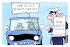 Cartoon: Bußgeldkatalog (small) by Kostas Koufogiorgos tagged karikatur,koufogiorgos,illustration,cartoon,auto,polizei,stvo,bussgeld,rate,kredit,geld,strafe