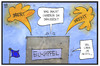 Cartoon: Cameron macht Krach (small) by Kostas Koufogiorgos tagged karikatur,koufogiorgos,illustration,cartoon,brexit,grossbritannien,eu,europa,cameron,gipfel,krach,boeller,feuerwerk,blenden