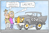 Cartoon: CDU-Antrieb (small) by Kostas Koufogiorgos tagged karikatur,koufogiorgos,illustration,cartoon,laschet,elektro,wasserstoff,verbrenner,cdu,partei