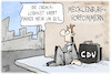 Cartoon: CDU in MV (small) by Kostas Koufogiorgos tagged karikatur,koufogiorgos,cdu,obdachlosigkeit