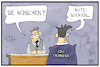 Cartoon: CDU Thüringen (small) by Kostas Koufogiorgos tagged karikatur,koufogiorgos,cartoon,cdu,linke,thueringen,kunde,geschäft,partei,politik,verkäufer,boutique