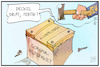 Cartoon: Corona-Hilfspaket (small) by Kostas Koufogiorgos tagged karikatur,koufogiorgos,illustration,cartoon,corona,hilfspaket,kompromiss,eu,europa,paket,konjunktur,hilspaket,deckel