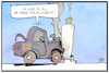 Cartoon: Corona-Impfstrategie (small) by Kostas Koufogiorgos tagged karikatur,koufogiorgos,illustration,cartoon,eu,corona,impfstoff,auto,unfall,spritze,bestellung,verteilung,pandemie