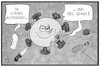 Cartoon: Corona-Müdigkeit (small) by Kostas Koufogiorgos tagged karikatur,koufogiorgos,illustration,cartoon,virus,corona,wochenende,einschränkungen,freizeit,zorn,wut,ärger,sarkasmus