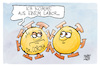 Cartoon: Corona (small) by Kostas Koufogiorgos tagged karikatur,koufogiorgos,corona,virus,doktor,labor,covid