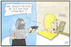 Cartoon: Coronavirus (small) by Kostas Koufogiorgos tagged karikatur,koufogiorgos,illustration,cartoon,corona,wirtschaft,bank,banküberfall,schutzmaske,krankheit,kriminalität,geld,raub
