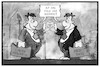 Cartoon: Cum-Ex und Dieselgate (small) by Kostas Koufogiorgos tagged karikatur,koufogiorgos,illustration,cartoon,cum,ex,dieselgate,skandal,geld,wirtschaft,steuern,betrug,autobauer,bank