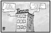 Cartoon: Das Markwort-Orakel (small) by Kostas Koufogiorgos tagged karikatur,koufogiorgos,illustration,cartoon,rücktritt,fokus,markwort,magazin,medien,gabriel,spd,vorhersage,orakel