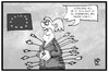 Cartoon: Das Ziel der EU (small) by Kostas Koufogiorgos tagged karikatur,koufogiorgos,illustration,cartoon,merkel,eu,europa,ziel,pfeile,treffer,gemeinsamkeit,opfer,angriff,politik