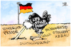 Cartoon: Deutschland Deine Debatten (small) by Kostas Koufogiorgos tagged karikatur,koufogiorgos,debatte,lifestyle,strauss,probleme,bürokratie
