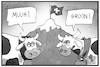 Cartoon: Die Schweiz wird grüner (small) by Kostas Koufogiorgos tagged karikatur,koufogiorgos,illustration,cartoon,schweiz,grün,wahl,parlamentswahl,volkswahl,kuh,demokratie,wechsel,parlament