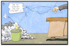 Cartoon: Dirk Nowitzki (small) by Kostas Koufogiorgos tagged karikatur,koufogiorgos,illustration,cartoon,sirk,nowitzki,punkte,legende,basketball,sport,sportler