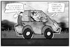 Cartoon: E-Mobilität (small) by Kostas Koufogiorgos tagged karikatur,koufogiorgos,cartoon,illustration,elektromobilität,job,arzt,umwelt,arbeitsplatz,auto