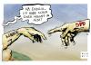 Cartoon: Erweckung der Linken (small) by Kostas Koufogiorgos tagged hessen spd linke andrea ypsilanti ministerpräsidentin wahl kostas koufogiorgos
