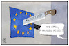 Cartoon: EU-Asylpolitik (small) by Kostas Koufogiorgos tagged karikatur,koufogiorgos,illustration,cartoon,asylpolitik,asylstreit,eu,europäische,union,messer,mini,gipfel,treffen,waffen,streit,konflikt,gemeinschaft
