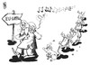 Cartoon: EU-Gipfel (small) by Kostas Koufogiorgos tagged europa,deutschland,rolle,europe,role,leading,germany,krise,euro,führungsrolle,leadership,crisis,zeit,führungsanspruch,eu,gipfel,bruessel,merkel,rattenfaenger,hameln,maerchen,ratte,floete,tanzen,karikatur,kostas,koufogiorgos