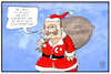 Cartoon: Europäische Türkei (small) by Kostas Koufogiorgos tagged karikatur,koufogiorgos,illustration,cartoon,erdogan,tuerkei,eu,christlich,weihnachten,weihnachtsmann,verhaftung,beitritt