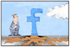 Cartoon: Facebook-Datenskandal (small) by Kostas Koufogiorgos tagged karikatur,koufogiorgos,illustration,cartoon,facebook,zuckerberg,konfrontation,spitze,daten,skandal,cambridge,analytica,user,nutzer,internet,soziale,medien,social,media