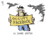 Cartoon: Facebook (small) by Kostas Koufogiorgos tagged facebook soziales netzwerk börse börsenstart computer occupy demonstrant zuckerberg wirtschaft karikatur kostas koufogiorgos