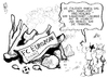 Cartoon: FC Eurozone (small) by Kostas Koufogiorgos tagged fc,fussball,euro,zone,schulden,krise,europa,italien,wettskandal,manipulation,merkel,lagarde,griechenland,wirtschaft,sport,karikatur,kostas,koufogiorgos