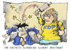 Cartoon: FDP (small) by Kostas Koufogiorgos tagged fdp,chef,vorsitzender,partei,rösler,kritik,karikatur,kostas,koufogiorgos