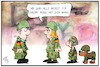 Cartoon: Freie Bahnfahrten (small) by Kostas Koufogiorgos tagged karikatur,koufogiorgos,illustration,cartoon,bahn,bundeswehr,uniform,passagier,reisende,mobilität,militär,armee,kostenlos