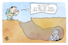 Cartoon: Friedensgespräche mit Putin (small) by Kostas Koufogiorgos tagged karikatur,koufogiorgos,frieden,putin,selenskyj,ukraine,russland,versteck