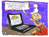 Cartoon: FRITZ!Box (small) by Kostas Koufogiorgos tagged karikatur,illustration,cartoon,koufogiorgos,fritzbox,router,internet,sicherheit,datenschutz,datenklau,michel,computer,technik,modem