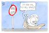 Cartoon: Frühjahrsprognose (small) by Kostas Koufogiorgos tagged karikatur,koufogiorgos,prognose,wachstum,wirtschaft,schnecke,gas,spass