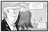 Cartoon: Gegendemo für Trump (small) by Kostas Koufogiorgos tagged karikatur,koufogiorgos,illustration,cartoon,trump,melania,gegendemo,demonstration,protest,inauguration,amtseinführung,usa,präsident,politik